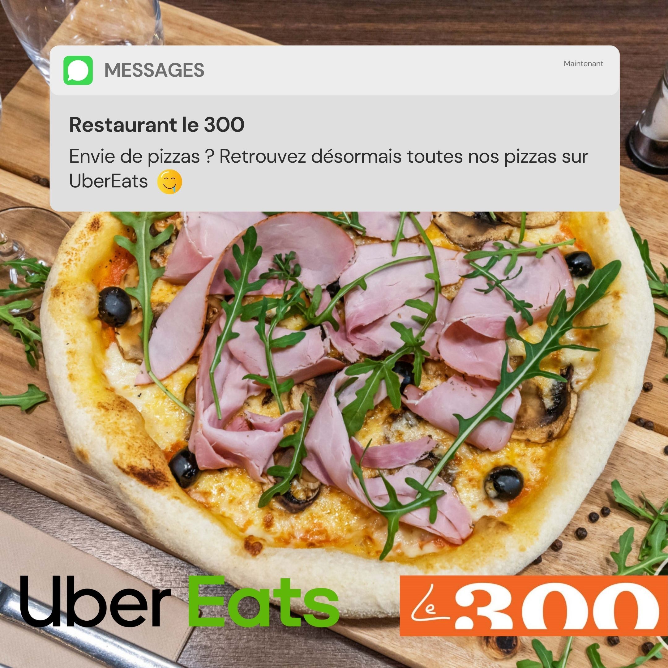 Pizzas à emporter & UberEATS